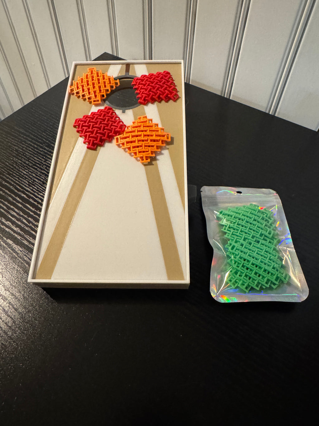 3D Printed Tabletop Cornhole Set