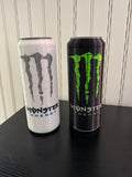 Monster Energy White Edition 3D Printed Storage Can - Articulated Display