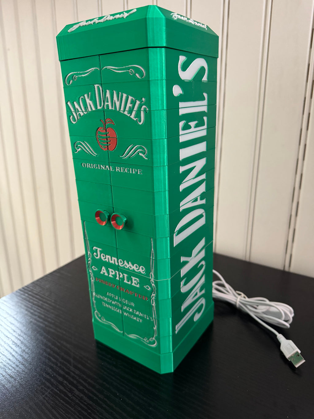 Jack Daniel's Tennessee Apple Display Box with LED Lighting