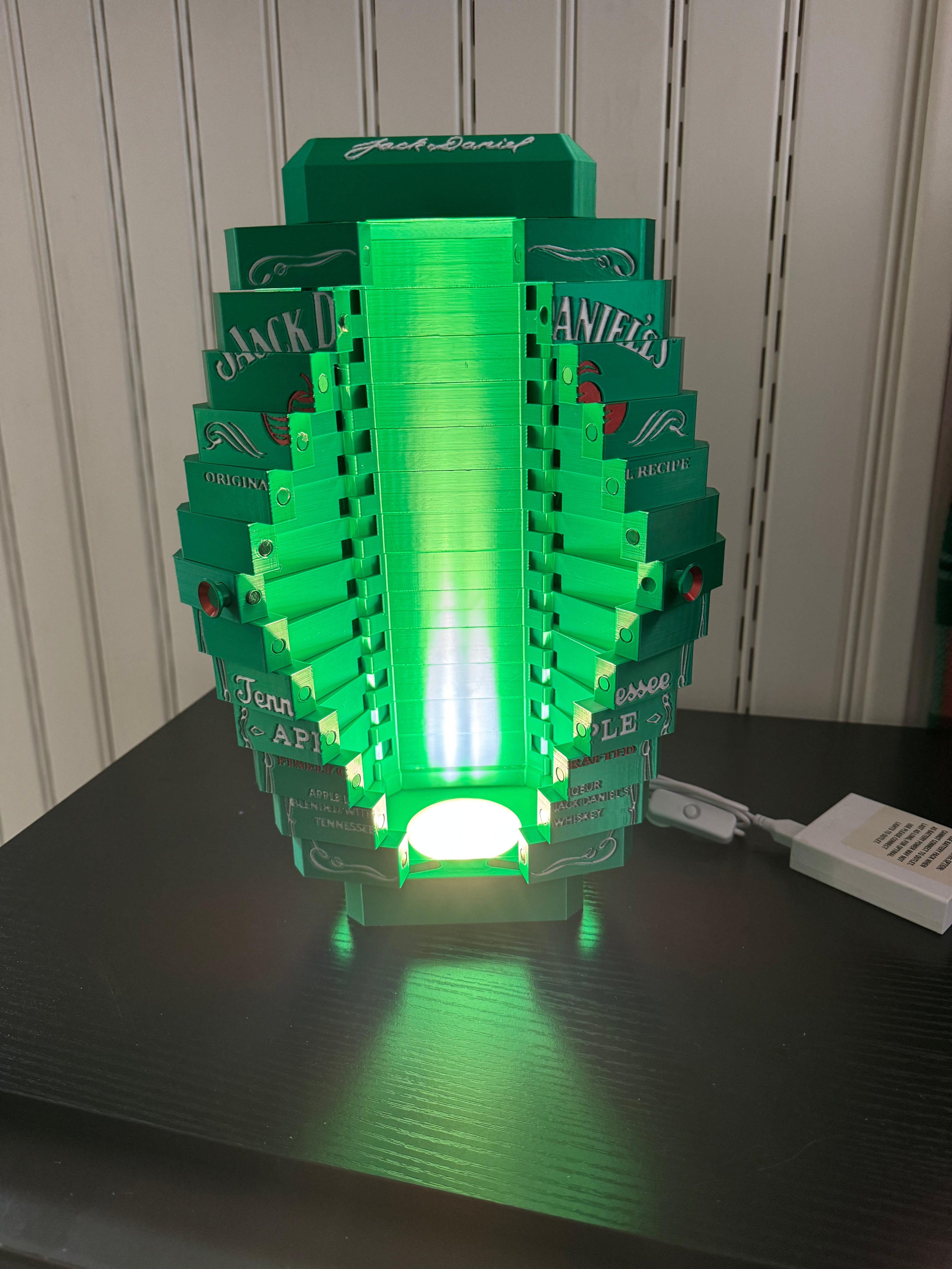 Jack Daniel's Tennessee Apple Display Box with LED Lighting