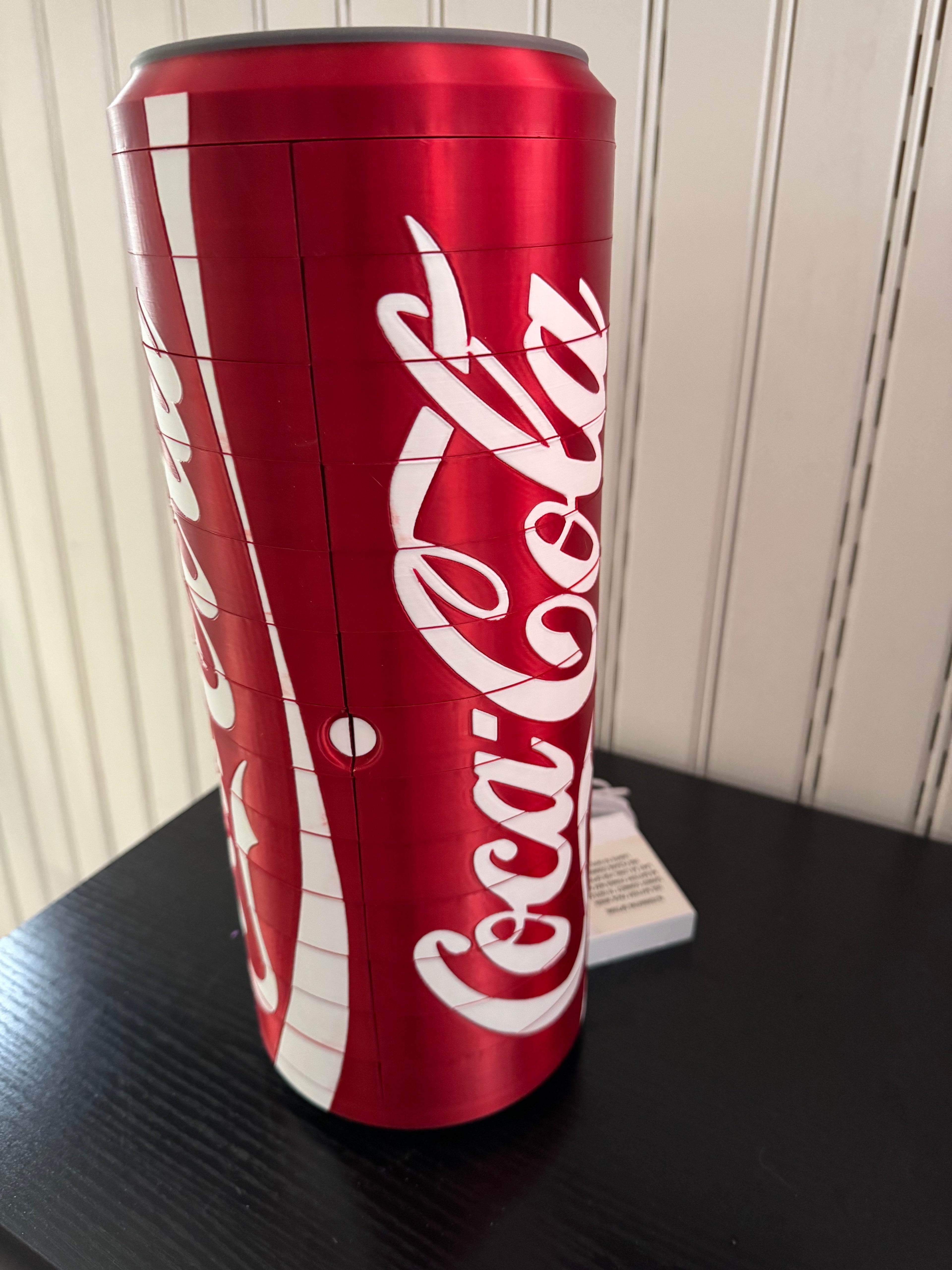 3D Printed Coca-Cola Can Articulated Display Box – Silk PLA