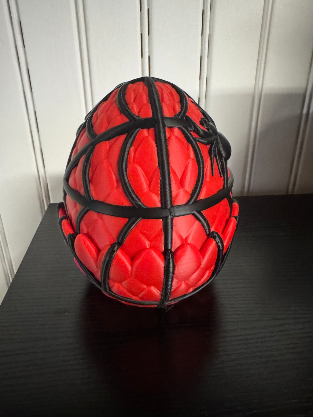 3D Printed Spider Dragon Egg - Fantasy Collectible with Removable Lid