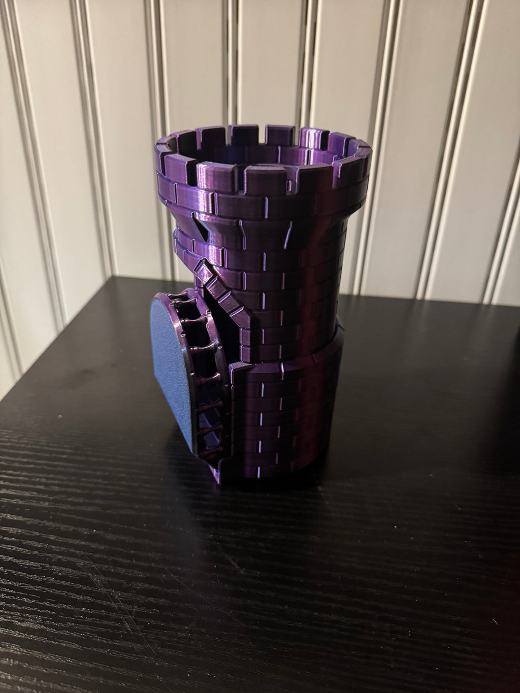 3D Printed Castle Dice Tower with Drawbridge - Tabletop Gaming Accessory