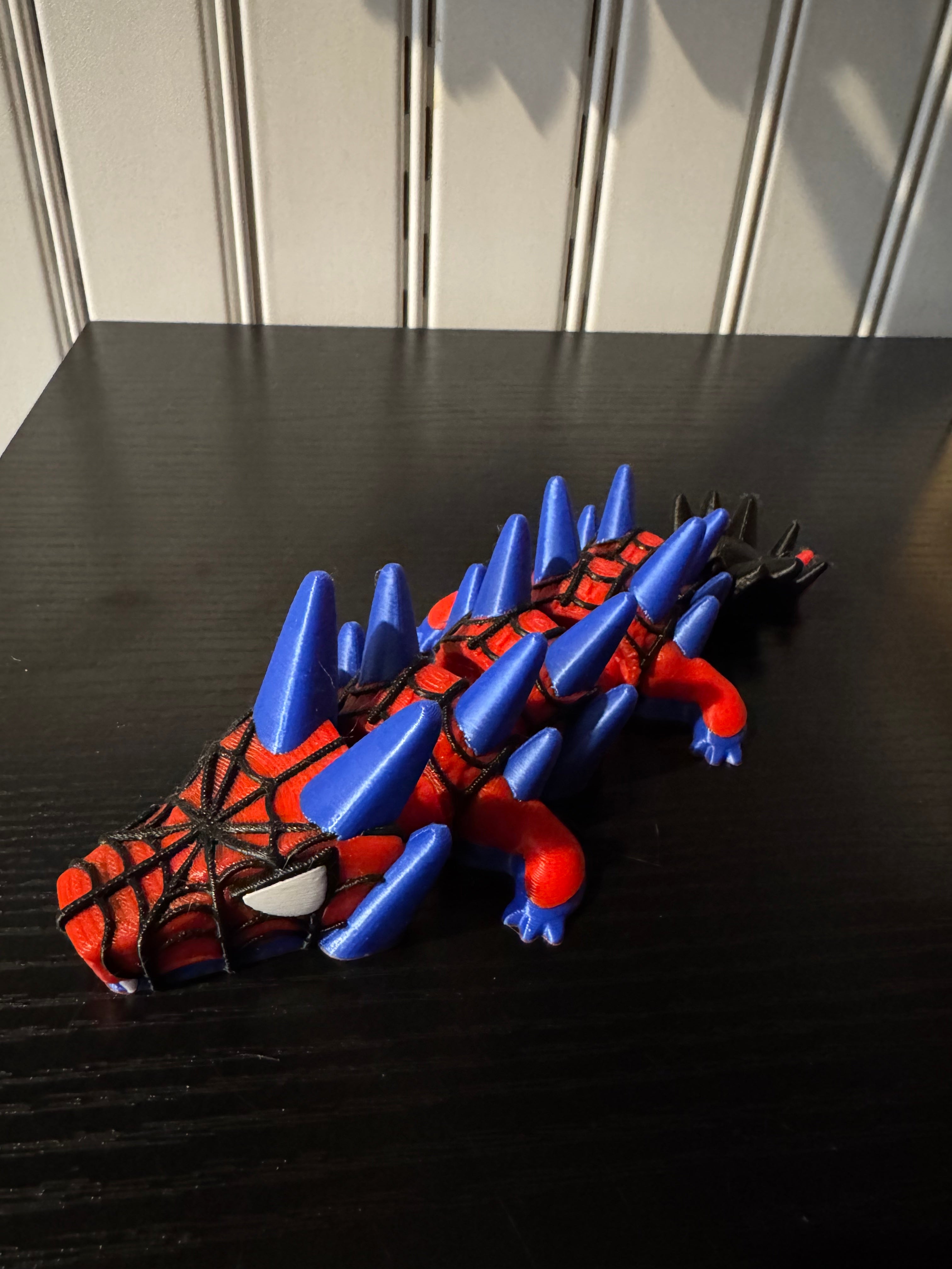 3D Printed Spider Dragon Mini Figure - Articulated Spider-Man Themed Dragon