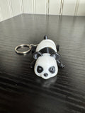 3D Printed Articulated Panda Keychain - Poseable Bear Charm