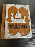 3D Printed Viking Book Display Box with Accessories - Collectible Figure Set