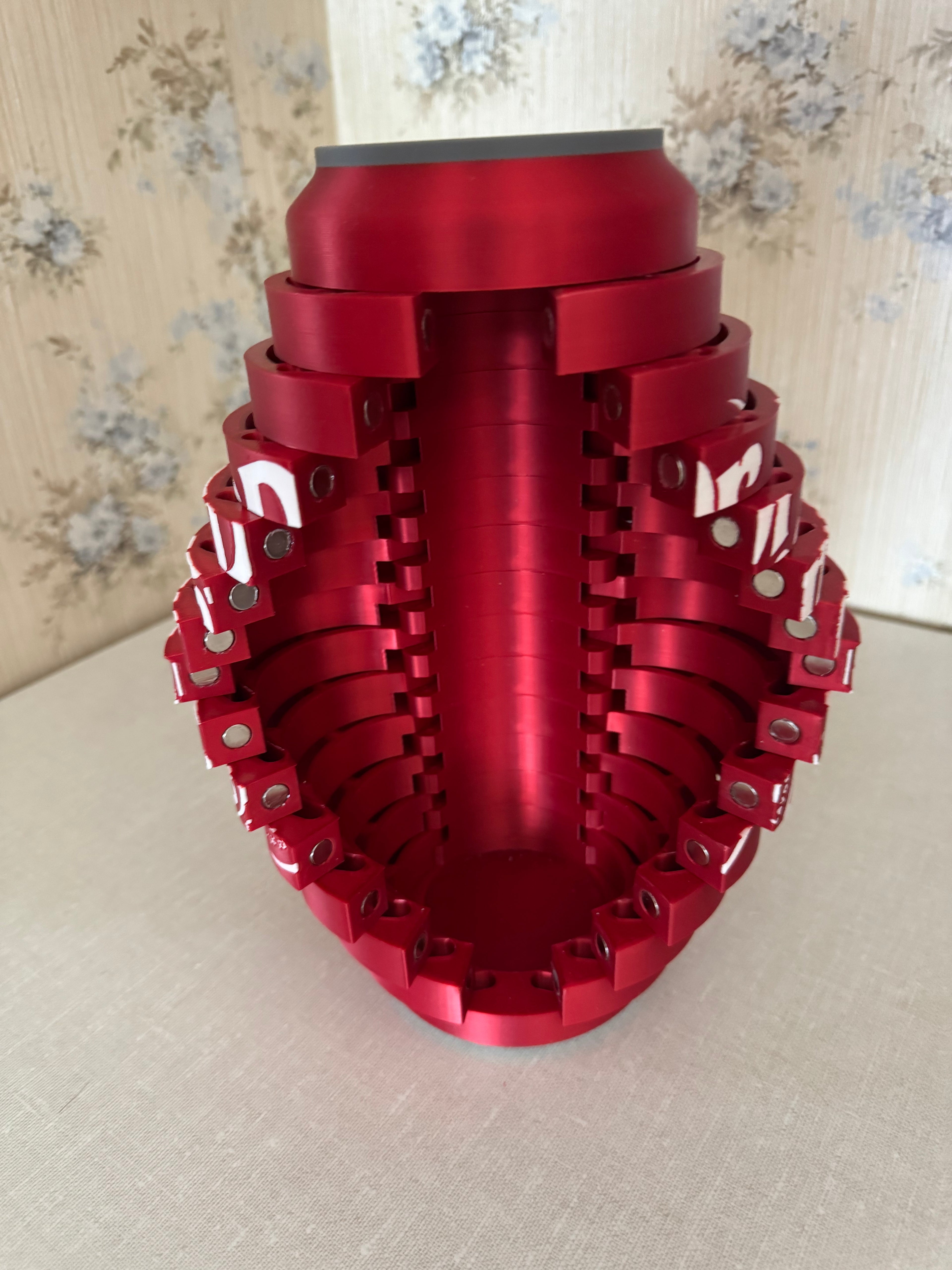 3D Printed Dr Pepper Can Articulated Display Box – Silk PLA