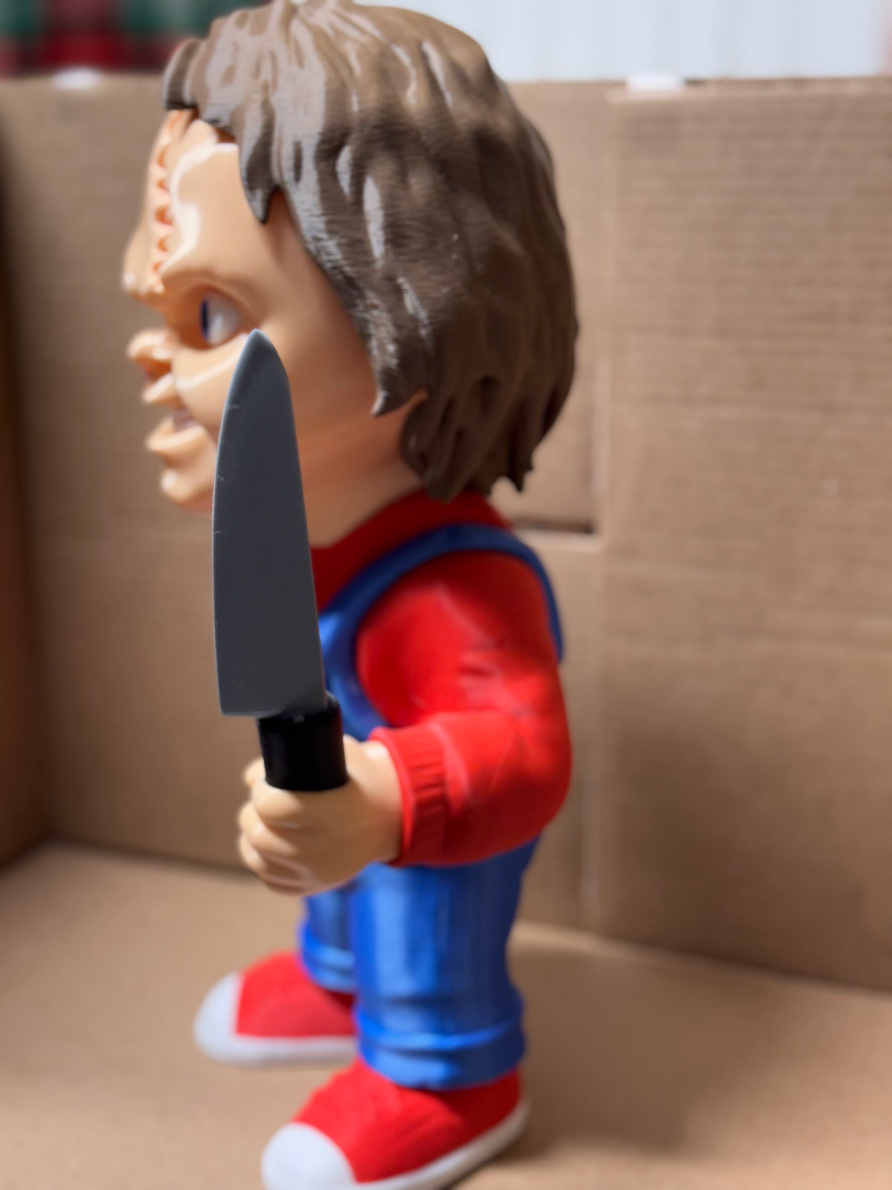 Chucky 3D Printed Collectible Figure – Oversized Custom Version