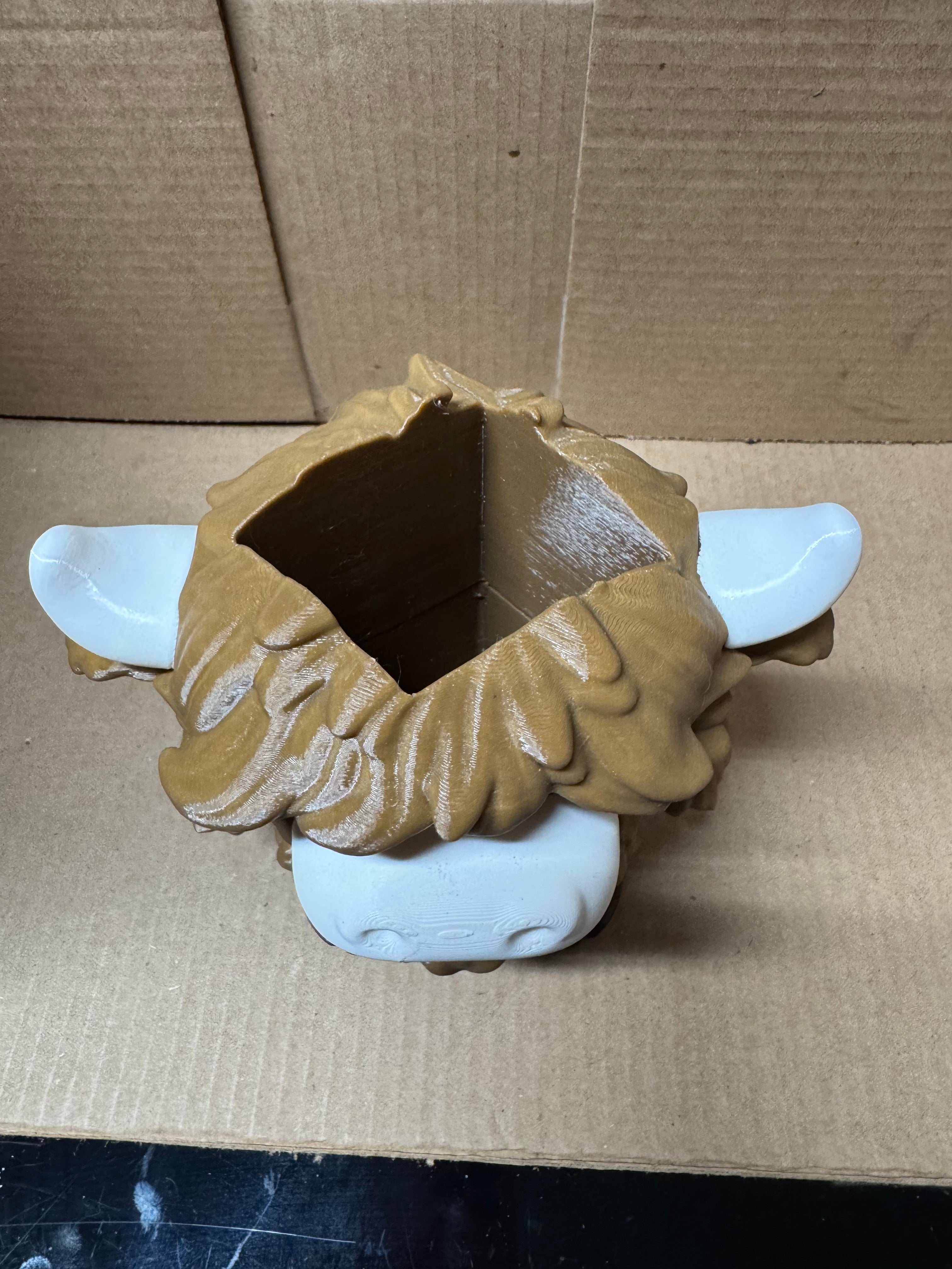 3D Printed Bath & Body Works Highland Cow Soap Dispenser – PETG