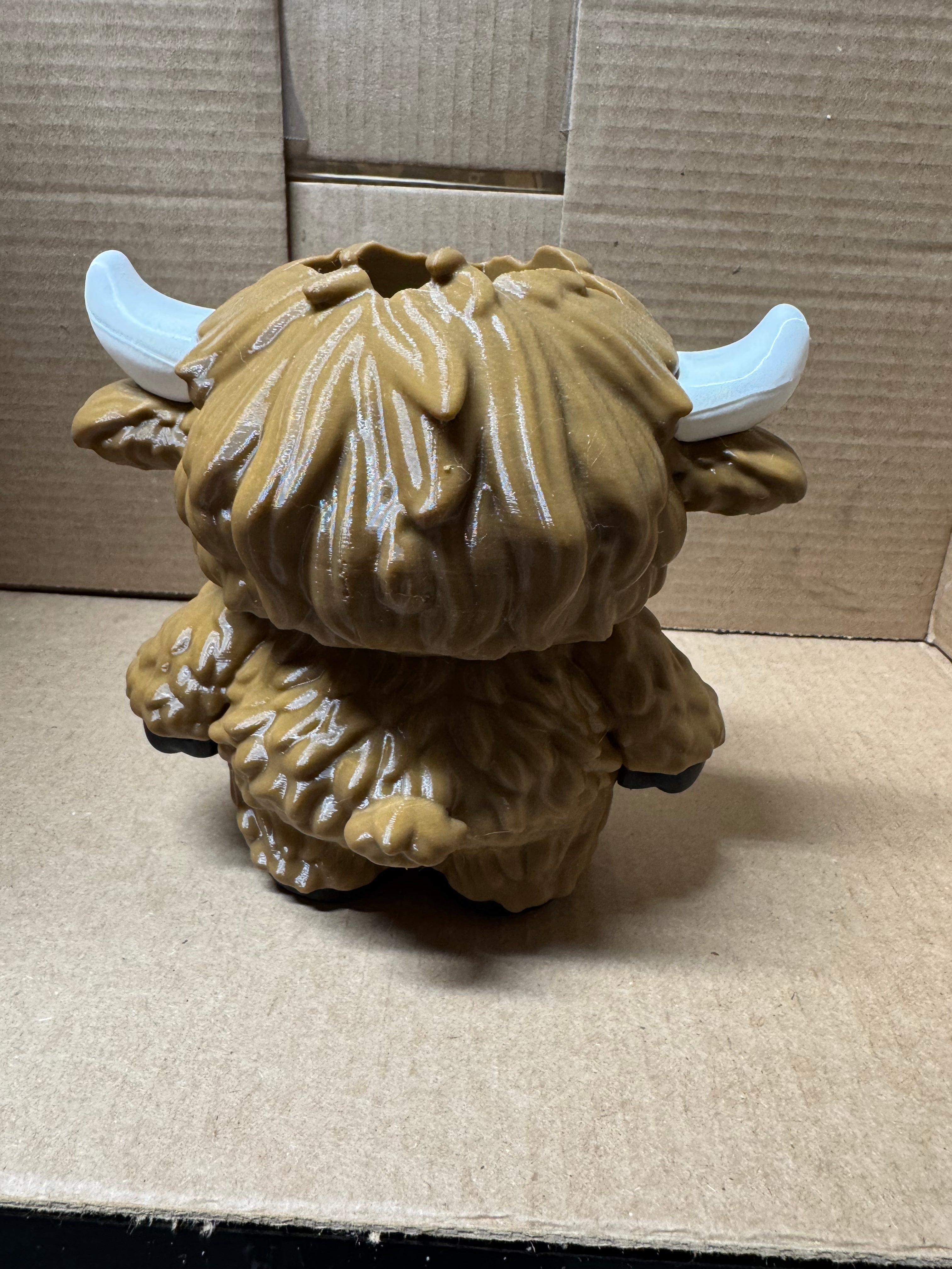 3D Printed Bath & Body Works Highland Cow Soap Dispenser – PETG