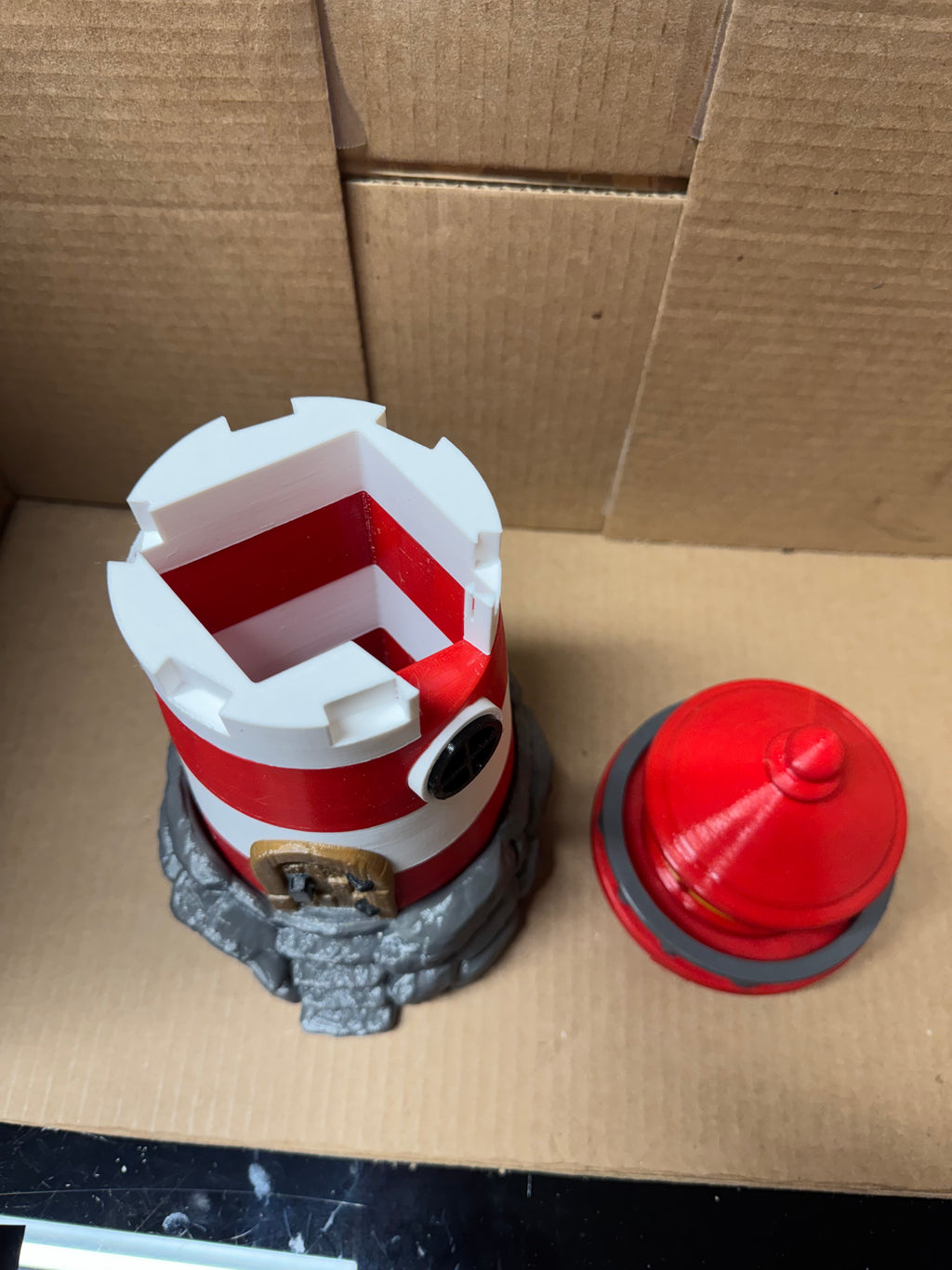 3D Printed Bath & Body Works Lighthouse Soap Dispenser