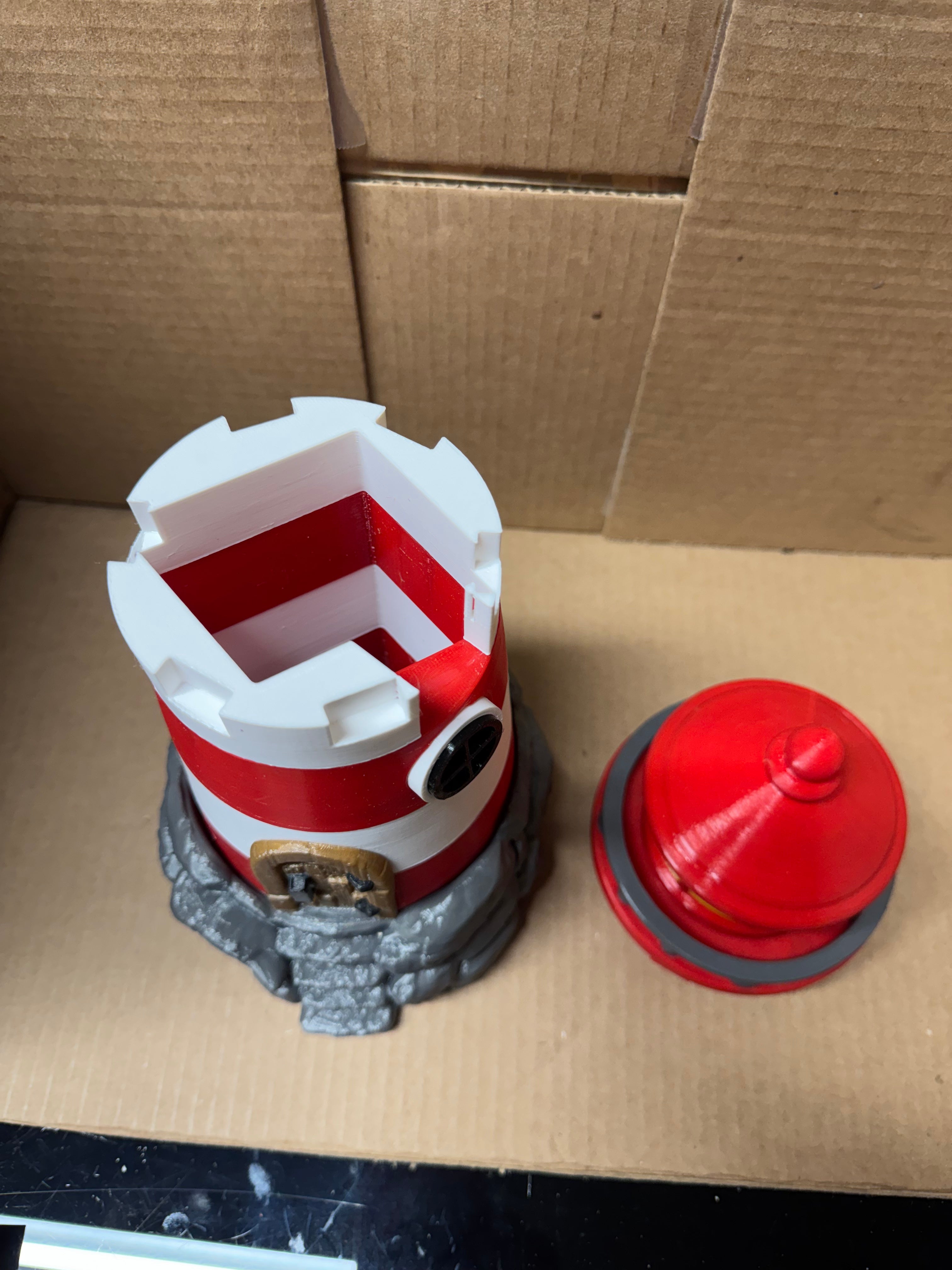 3D Printed Bath & Body Works Lighthouse Soap Dispenser